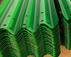 Double wave waveform guardrail